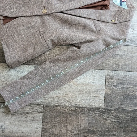Tommy Hilfiger Women's Plaid Brown Blazer Size 2 - Picture 9 of 9